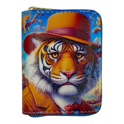 Tiger Small Digital Print Purse